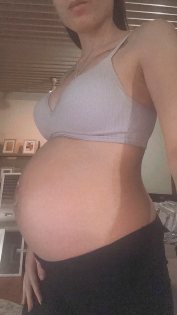 Apps and her partner have been putting plans into place ahead of the arrival — and the miracle pregnancy has been surprisingly easy. Ebony Apps / CATERS NEWS