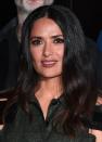 <p>Hayek’s shiny and silky strands are undoubtedly sexy. Black eyeliner, lush lashes, and trendy taupe-brown lipstick complete the look. (Photo: Getty Images) </p>