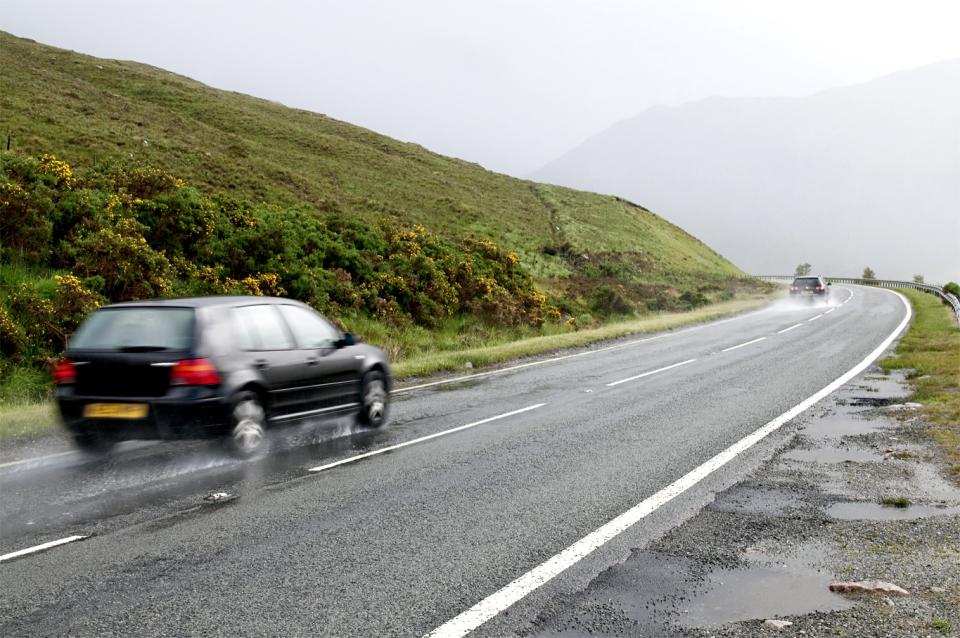 Driving in wet weather