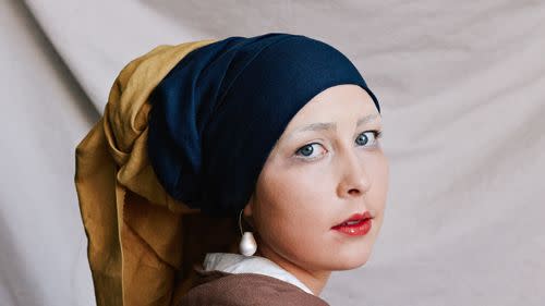 teacher halloween costumes girl with a pearl earring