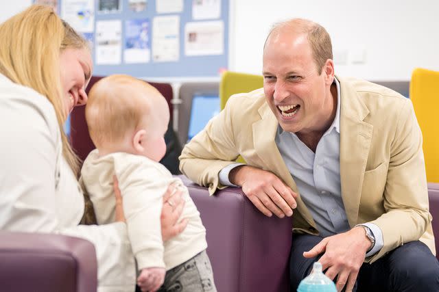 <p>Euan Duff - Pool/Getty Images</p> Prince William visiting one of his Homewards projects in Aberdeen, Scotland in June 2023