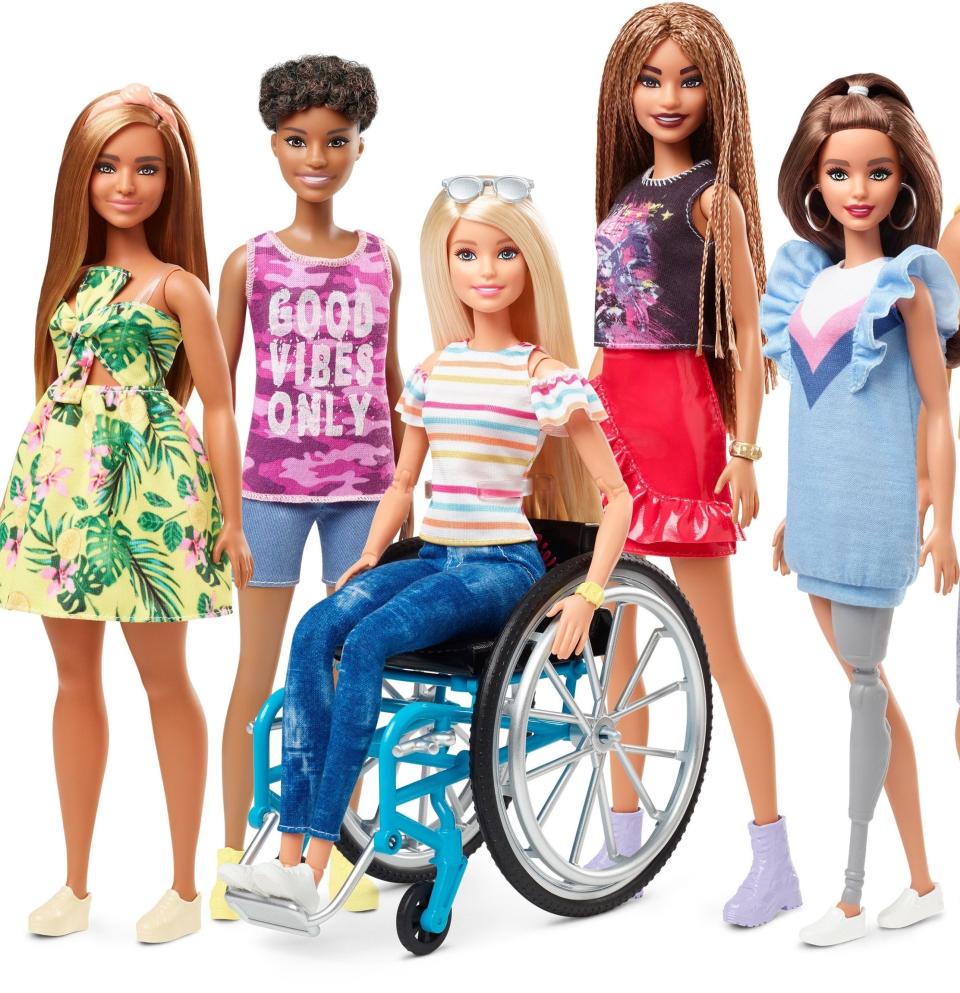 Mattel created dolls with disabilities to "inspire girls to tell more stories and find a doll that speaks to them."