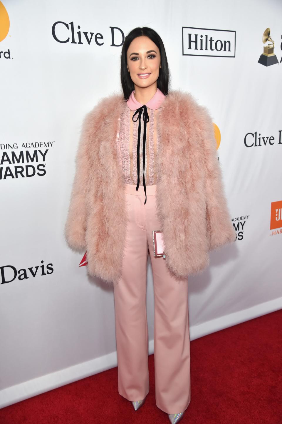 Kacey Musgraves attends the Clive Davis and Recording Academy Pre-GRAMMY Gala