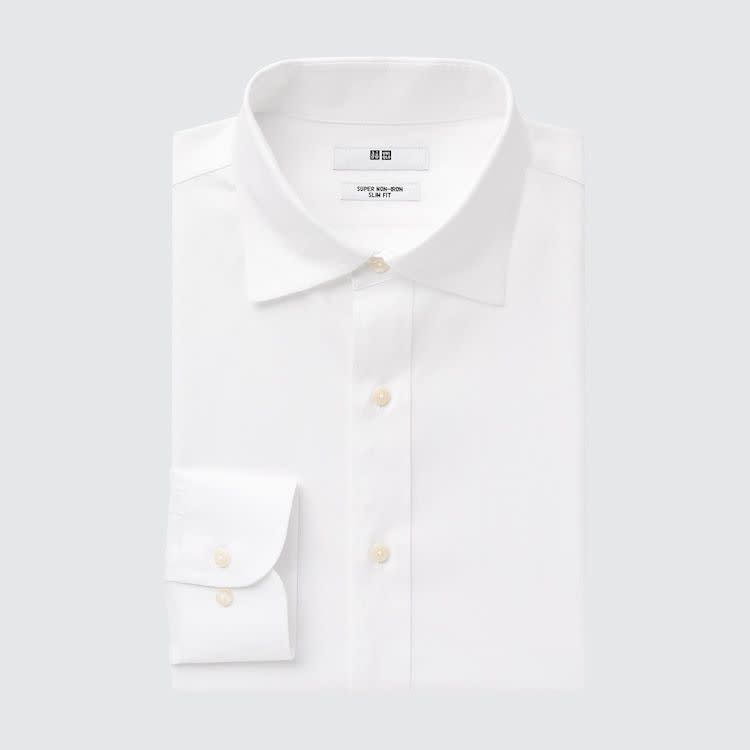 Super Non-Iron Slim-Fit Long-Sleeve Shirt