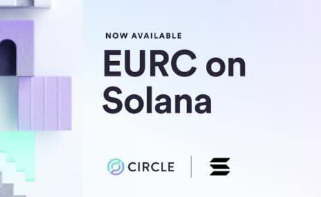 Circle lanza su moneda estable sobre el euro en Solana