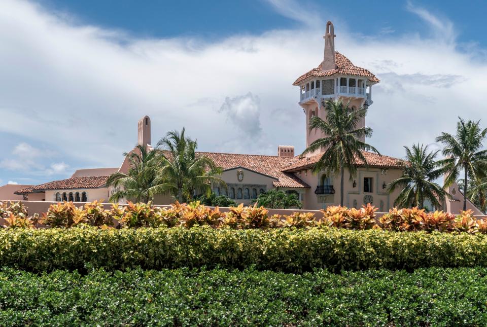 Donald Trump's Mar-a-Lago estate in Palm Beach, Florida on August 12, 2022.