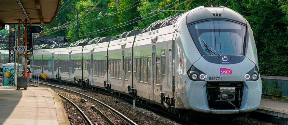 Rame TER en région Normandie. Le plan de relance, doté pour le ferroviaire de 4,7 milliards d'euros, prévoit notamment de soutenir les petites lignes de chemin de fer.
