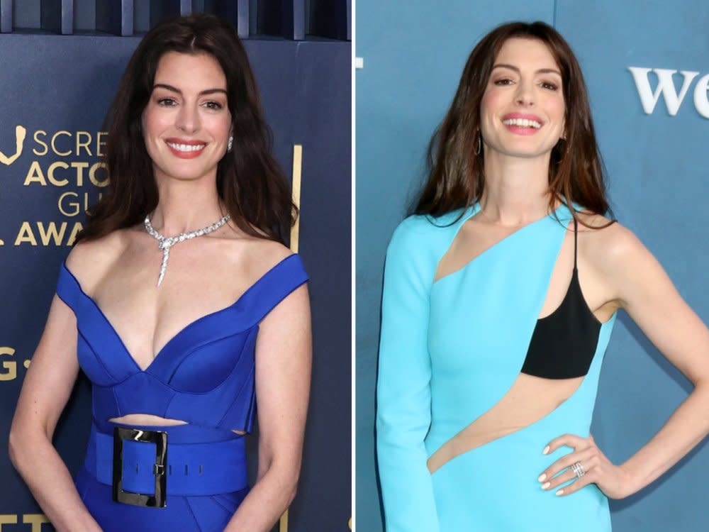 Eine Frau mit Stilgefühl und Ausstrahlung: Schauspielerin Anne Hathaway. (Bild: Kathy Hutchins/Shutterstock.com / imago/ABACAPRESS)