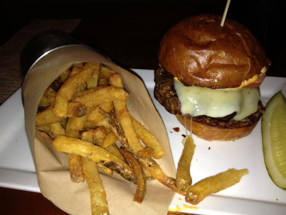 <p><a href="http://citizenburgerbar.com/" rel="nofollow noopener" target="_blank" data-ylk="slk:Citizen Burger Bar;elm:context_link;itc:0;sec:content-canvas" class="link ">Citizen Burger Bar</a>, Charlottesville</p><p>"Delicious burgers & an expansive beer list. The truffle fries & shishito peppers are a must try and every burger is delicious. I always leave here stuffed & happy." -Foursquare user <a href="https://foursquare.com/user/79193708" rel="nofollow noopener" target="_blank" data-ylk="slk:Christy J;elm:context_link;itc:0;sec:content-canvas" class="link ">Christy J</a></p>