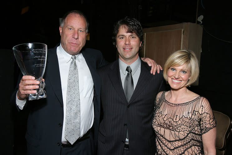 Paul Orfalea, Todd Zeile and Natalie Orfalea during Juvenile Diabetes Research Foundation Annual Gala at Beverly Hilton Hotel in Beverly Hills, California, United States. (Photo by E. Charbonneau/WireImage/Getty)