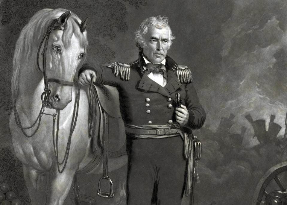 Zachary Taylor, president of the United States, from an original daguerreotype, engraved by John Sartain. (Photo: Universal History Archive/UIG via Getty images)