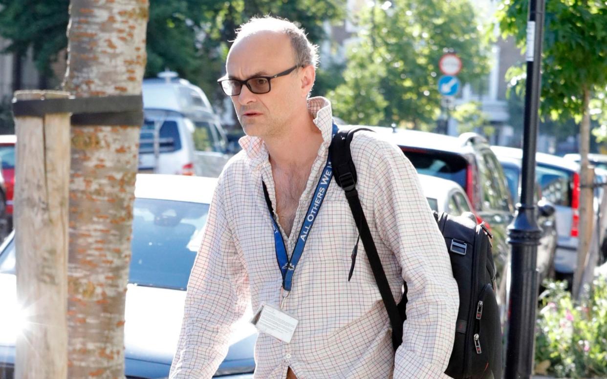 Dominic Cummings outside his home in London, England on July 02, 2020 - Rick Gold/Capital Pictures