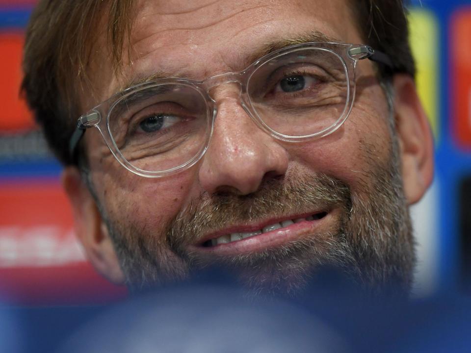 Jürgen Klopp will meet the media at Anfield on Tuesday: Getty