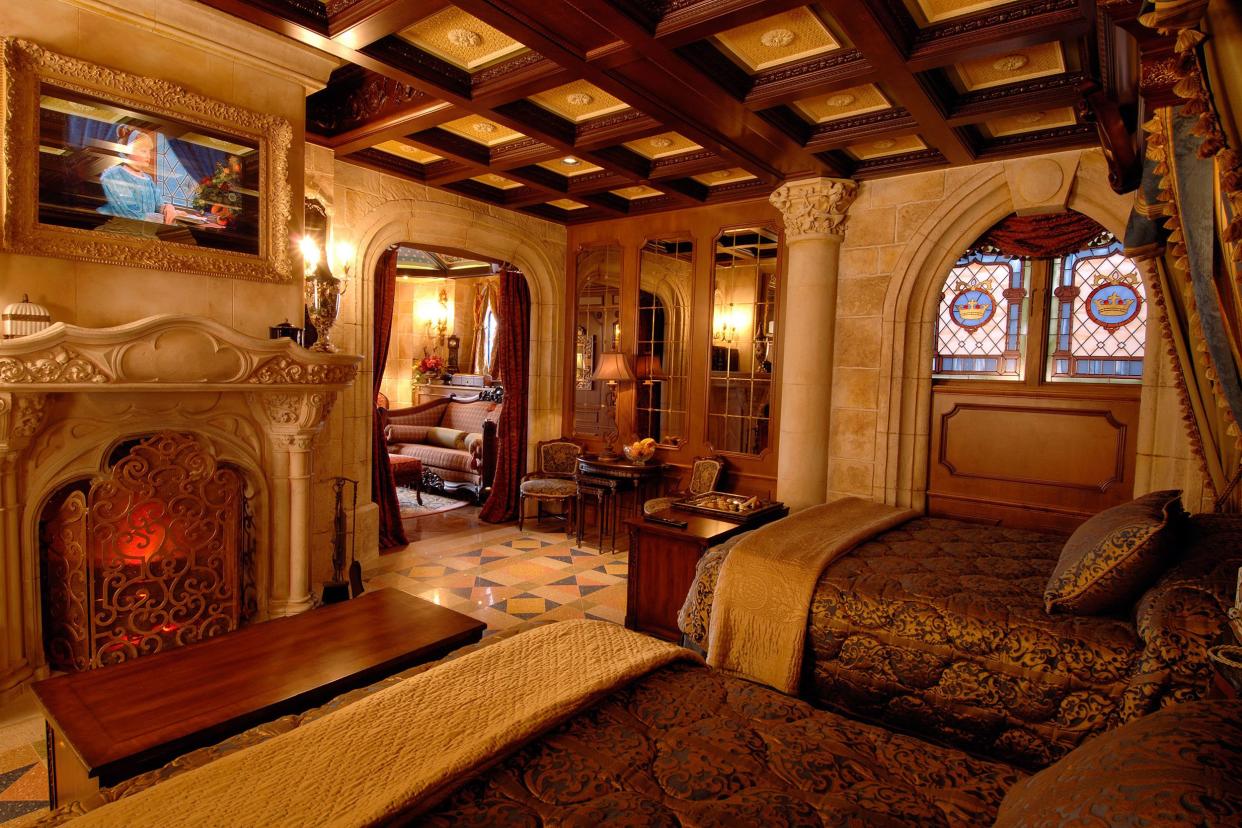 Cinderella's castle suite at Disney