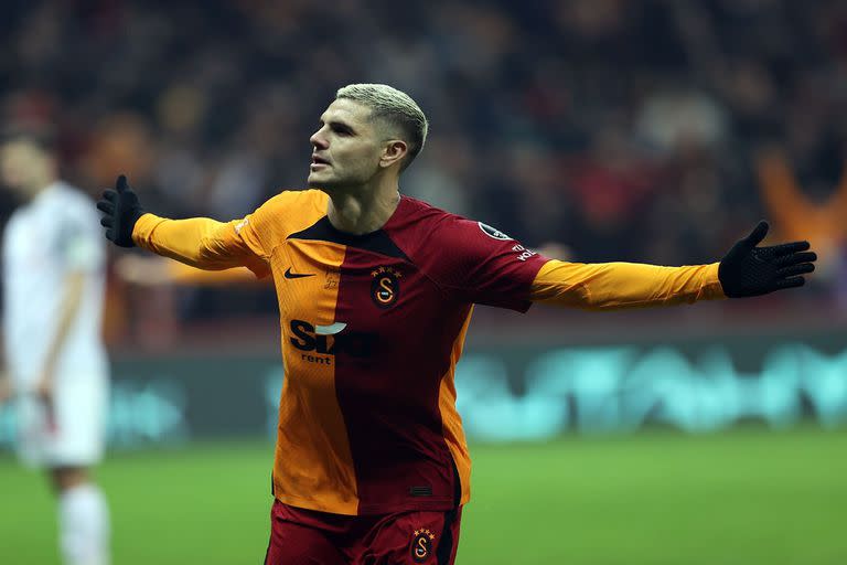 Mauro Icardi volvió a ser un goleador implacable en Galatasaray