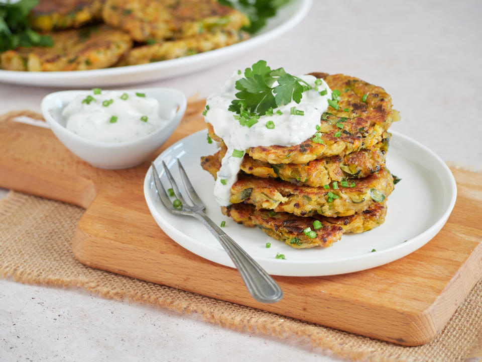 pancakes with sour cream