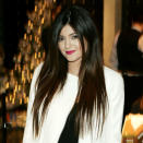 <b>Kylie Jenner </b><br><br>Kim Kardashian's younger sister rocked a bright fuchsia lip with straightened locks in Las Vegas this weekend.<br><br>© Rex