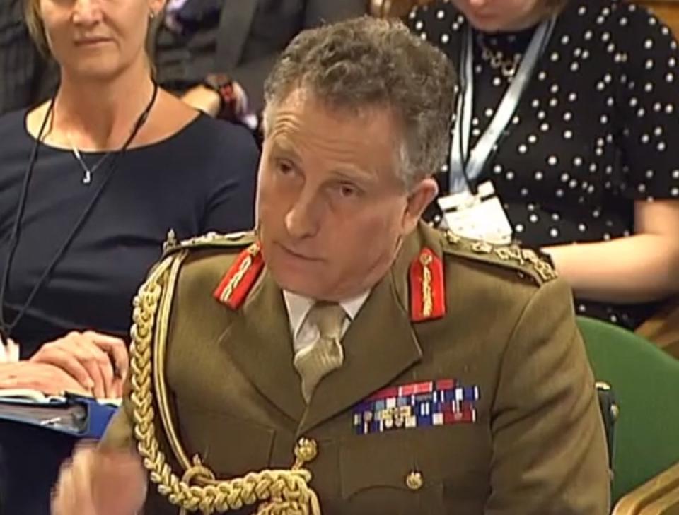 UK military chief warns global tensions ‘like those seen before First World War’