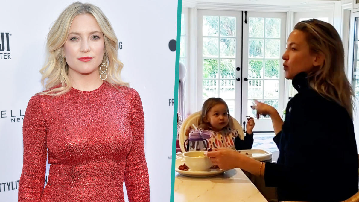 Kate Hudson Dances With Daughter Rani Rose In Adorable ‘yum Yum Breakfast Dance 