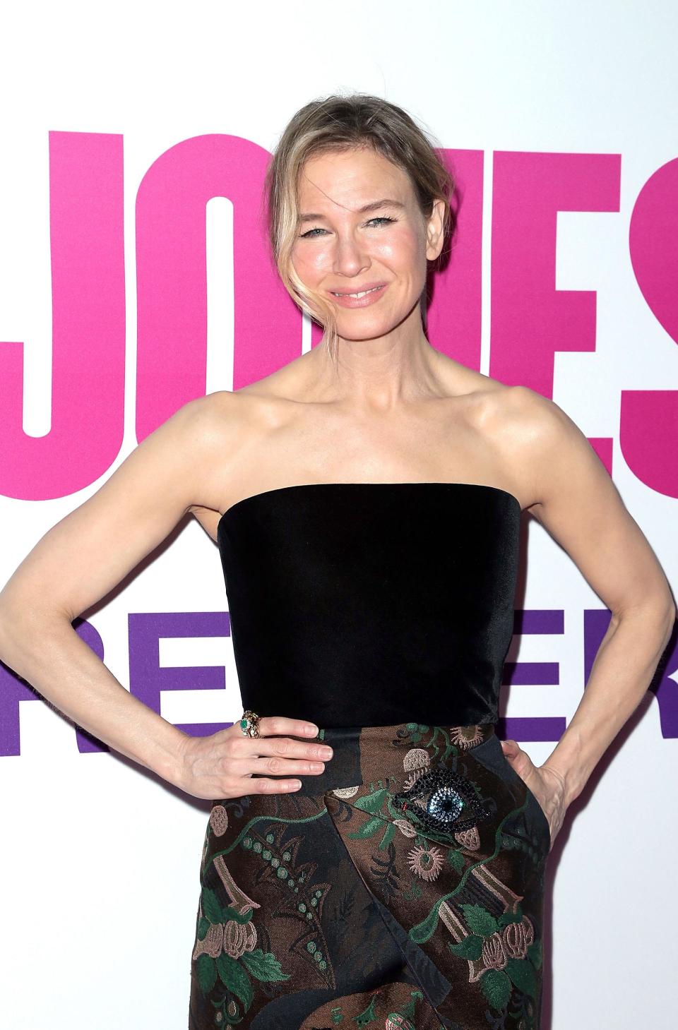 <p>The 48-year-old recently reprised her role as Bridget Jones for Bridget Jones's Baby. Pictured here at the premiere last year the star looked a lot more like her old self.</p>