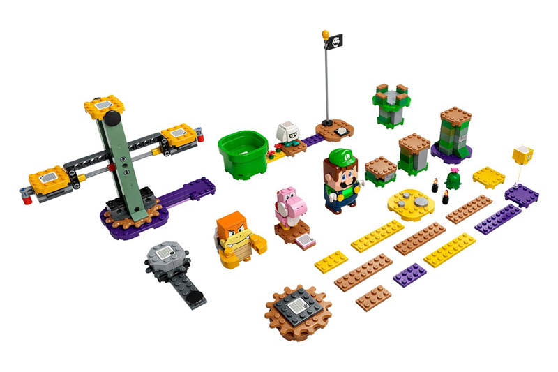 280 pieces of Adventures of Luigi