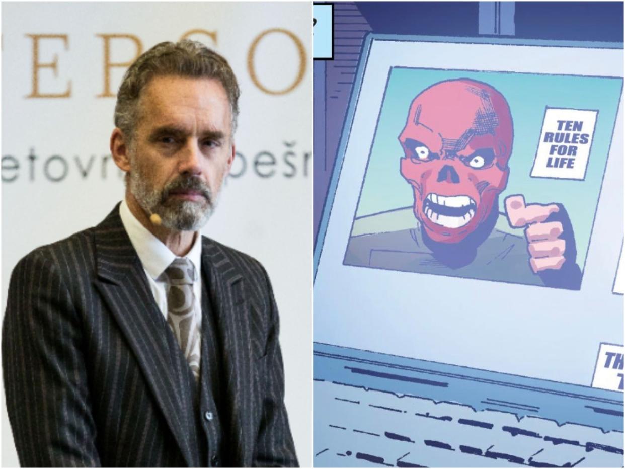 Peterson’s fans believe the ‘10 rules for life’ comment was a nod to the psychologist’s 12 Rules for Life (Shutterstock/Marvel)