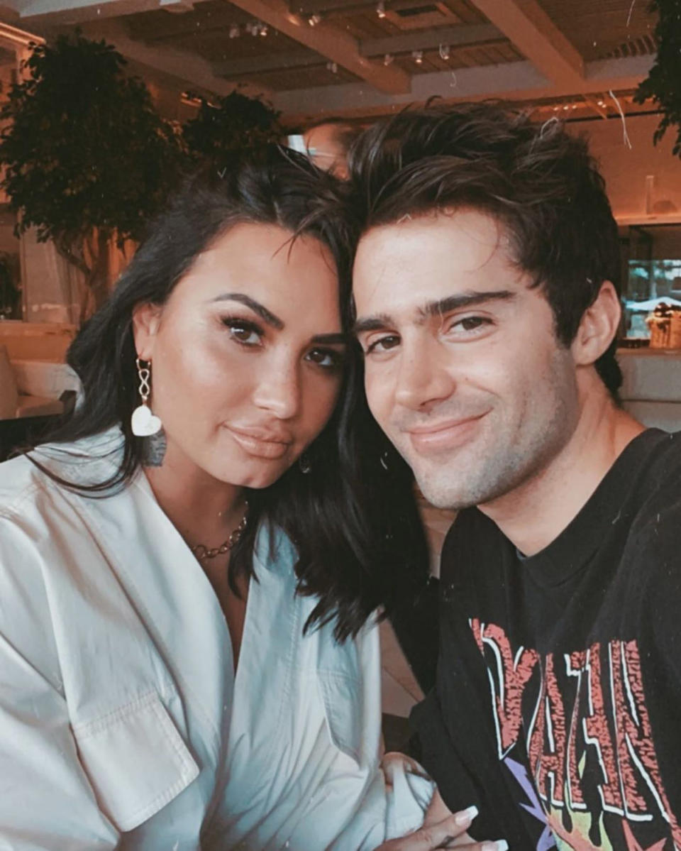 <p>The "Confident" singer, 28, and the <em>Young and the Restless</em> actor, 29, <a href="https://people.com/music/demi-lovato-max-ehrich-end-engagement-tough-decision/" rel="nofollow noopener" target="_blank" data-ylk="slk:called off their engagement in September;elm:context_link;itc:0;sec:content-canvas" class="link ">called off their engagement in September</a>, a source confirmed to PEOPLE exclusively at the time.</p> <p>"It was a tough decision, but Demi and Max have decided to go their separate ways to focus on their respective careers," said the source. "They have respect and love for one another and will always cherish the time they spent together."</p> <p>Their split came two months after <a href="https://people.com/music/demi-lovato-boyfriend-max-ehrich-are-engaged/" rel="nofollow noopener" target="_blank" data-ylk="slk:Ehrich proposed;elm:context_link;itc:0;sec:content-canvas" class="link ">Ehrich proposed</a> to Lovato in <a href="https://people.com/music/demi-lovato-max-ehrich-engagement-photos/" rel="nofollow noopener" target="_blank" data-ylk="slk:Malibu on July 22;elm:context_link;itc:0;sec:content-canvas" class="link ">Malibu on July 22</a>. They began <a href="https://people.com/music/demi-lovato-dating-actor-max-ehrich/" rel="nofollow noopener" target="_blank" data-ylk="slk:dating in March;elm:context_link;itc:0;sec:content-canvas" class="link ">dating in March</a>.</p>