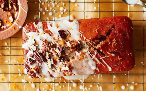 Pumpkin and pecan loaf cake - Credit: Yuki Sugiura