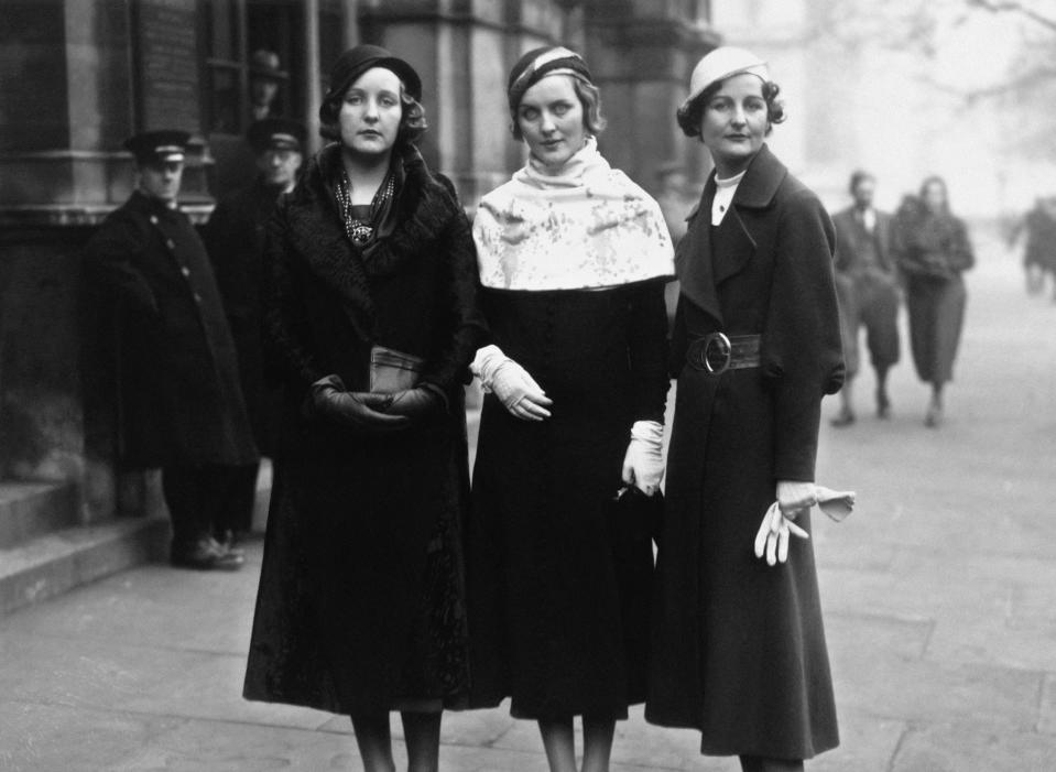 Unity, Diana and Nancy Mitford in 1932Getty Images