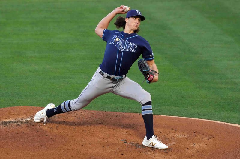 MLB: Tampa Bay Rays at Los Angeles Angels