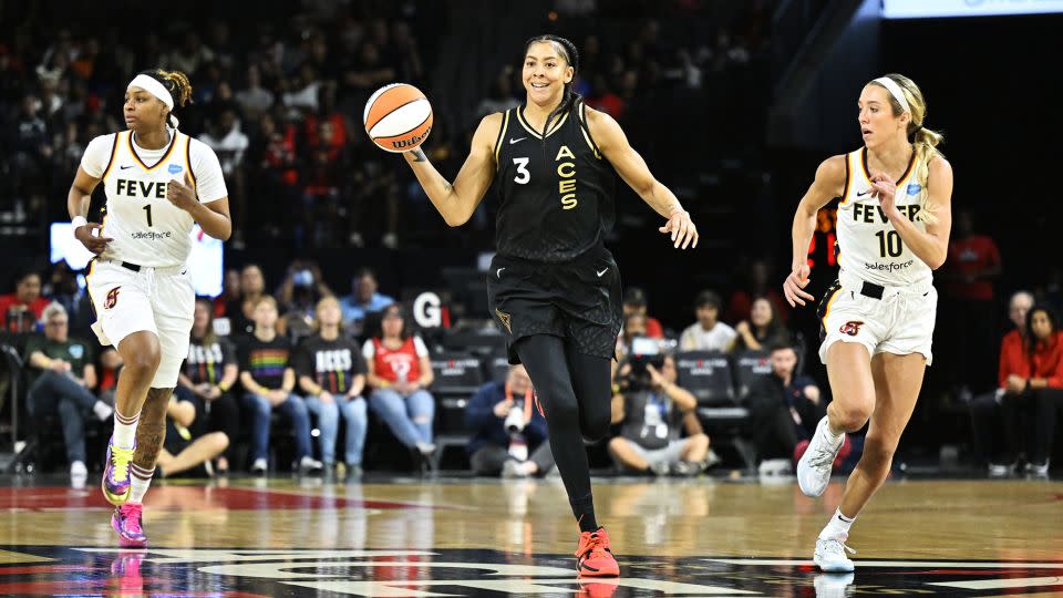 Parker dribbles during a game against the Indiana Fever last year. - David Becker/NBAE/Getty Images