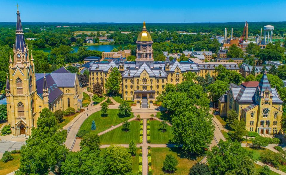 university of notre dame golden dome