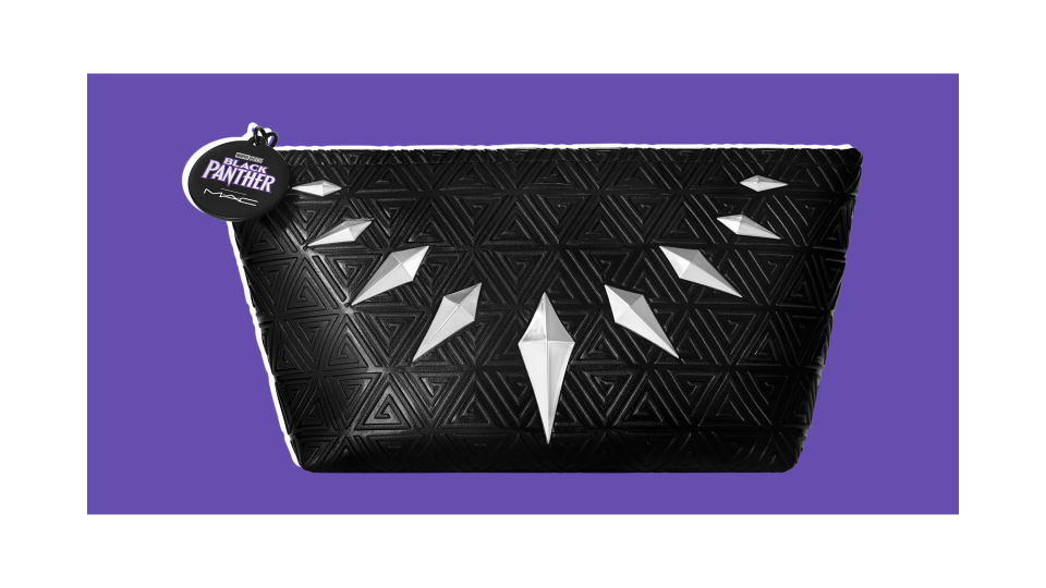 Store all your Wakanda makeup goodies in this limited edition makeup bag.