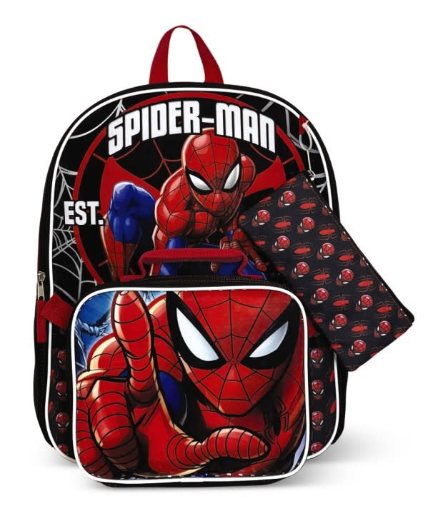 3 pc Character Backpack Combo Spiderman<p>Aldi</p>