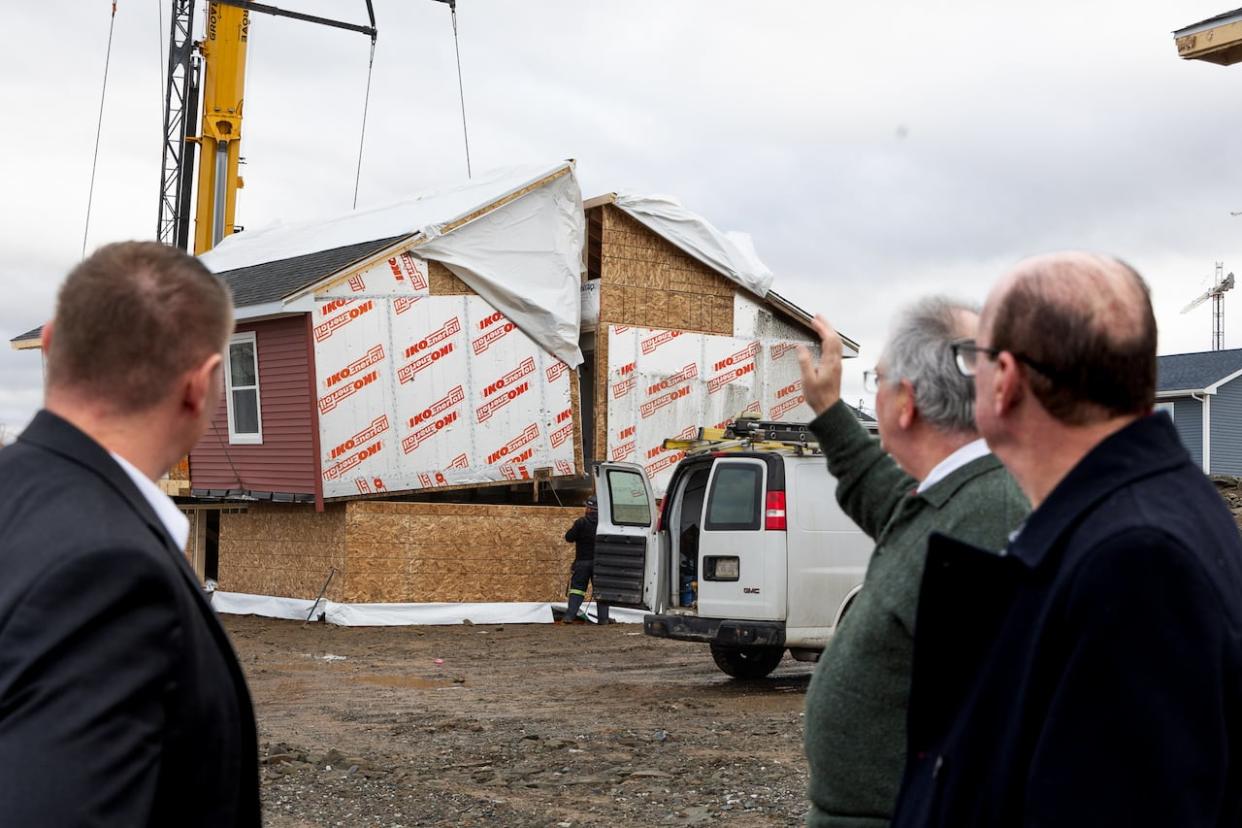 Membertou First Nation is getting 32 new modular homes through the federal Rapid Housing Initiative. (Shane Wilkie - image credit)