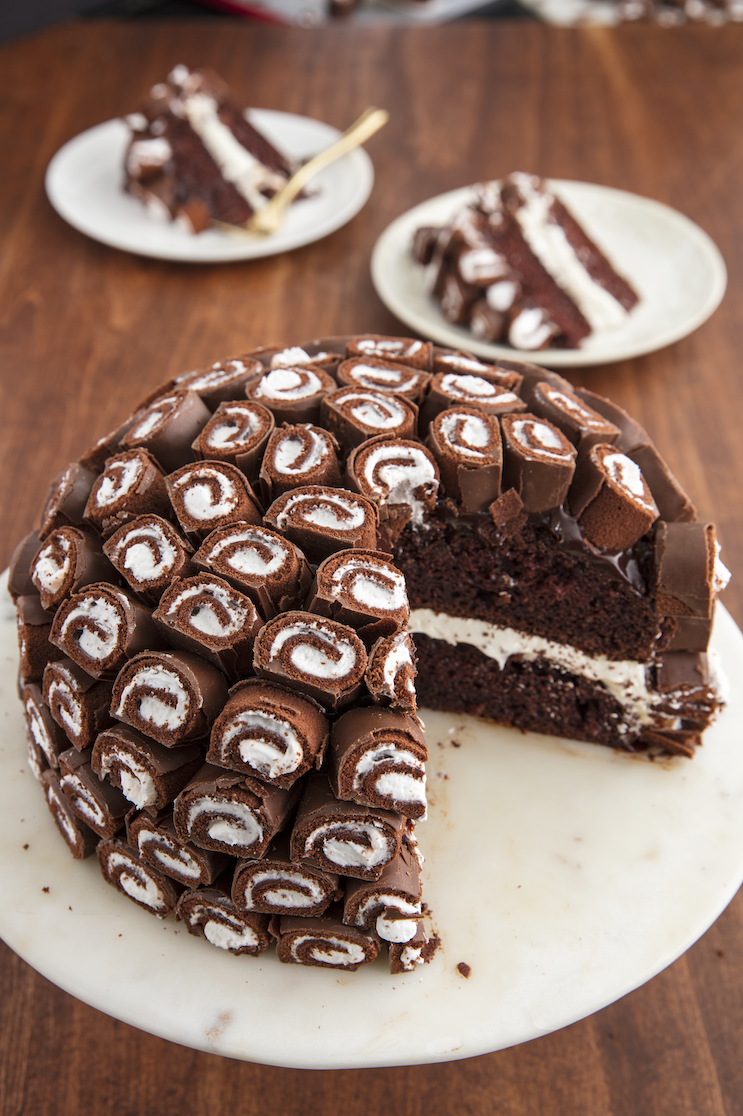 swiss roll cake