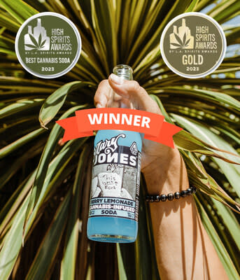 Mary Jones 10mg Berry Lemonade named Best Cannabis Soda.