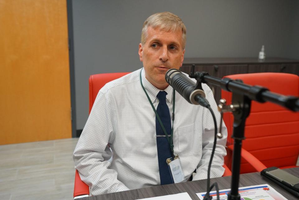 Shawn Page, chief of academic operations and student support for Memphis-Shelby County Schools, spoke on the district's radio station with school board member Stephanie Love according to a social media post made by the district's broadcast team on Oct. 7, 2019.