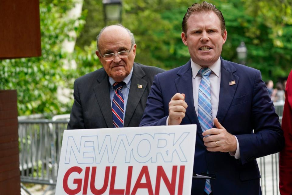 Election 2022 New York Giuliani (Copyright 2022 The Associated Press. All rights reserved)