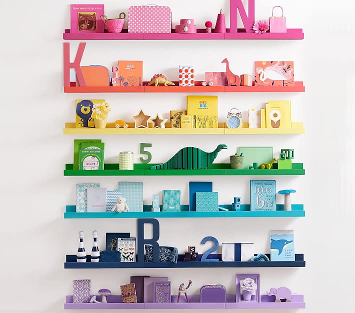 20 Floating Shelves Ideas So You Can, Two Tone Floating Shelves