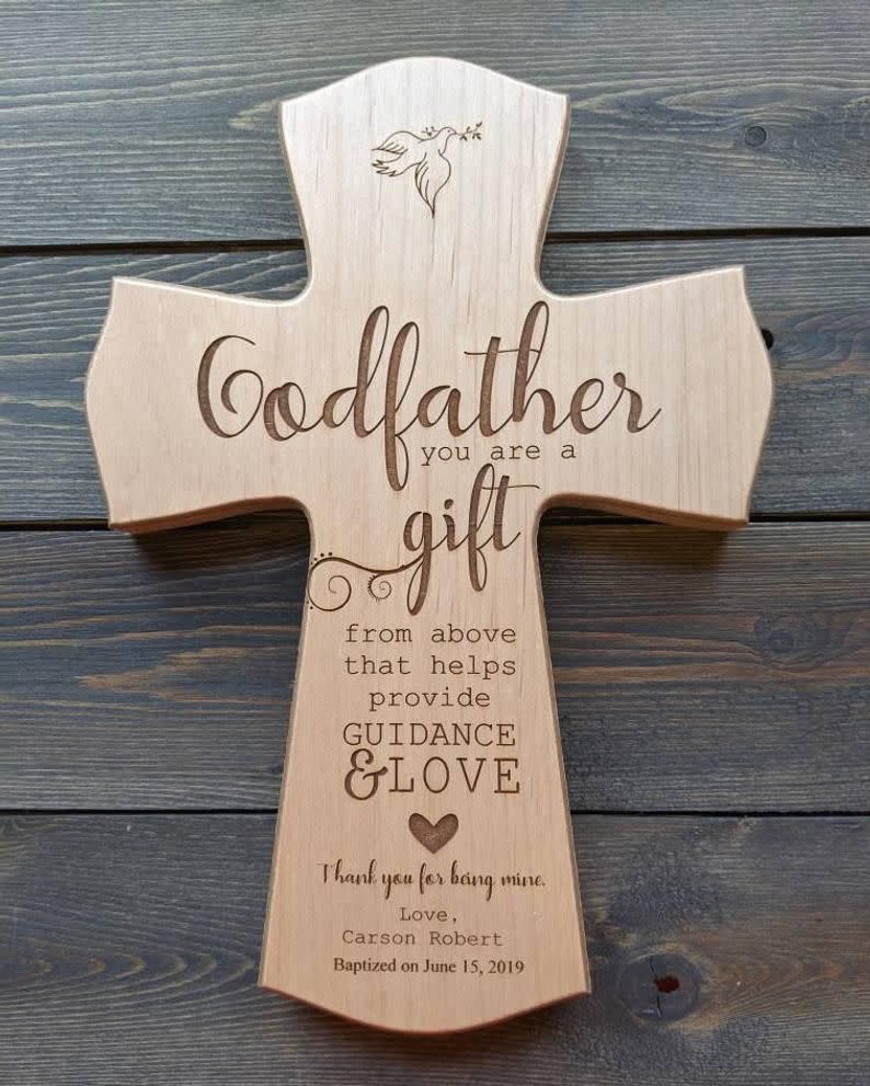 Personalized Godfather Cross