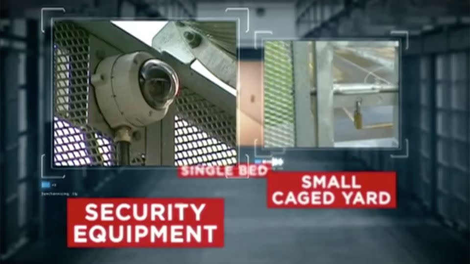 Monitoring equipment will also be installed and an air-locked enclosure to safely securing inmates. Photo: 7 News