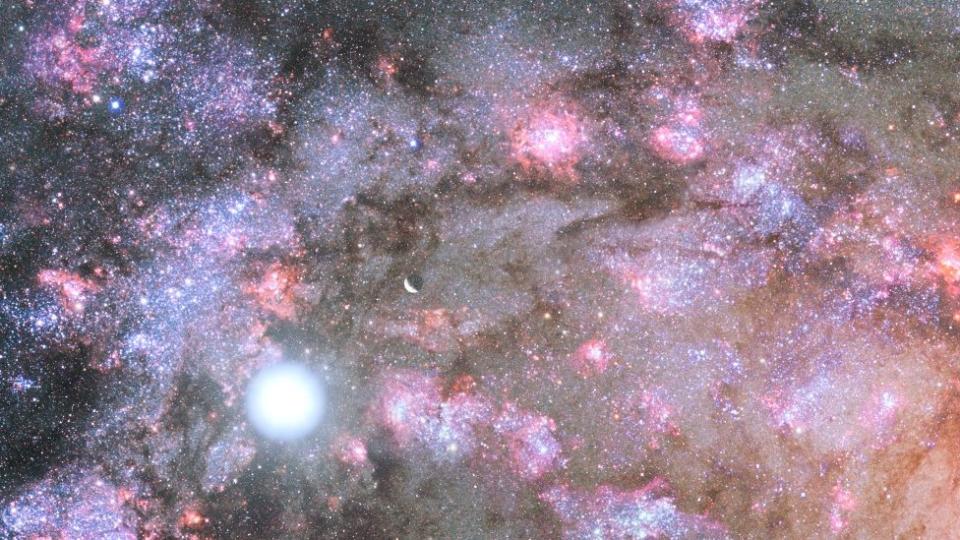 Una galaxia en formación