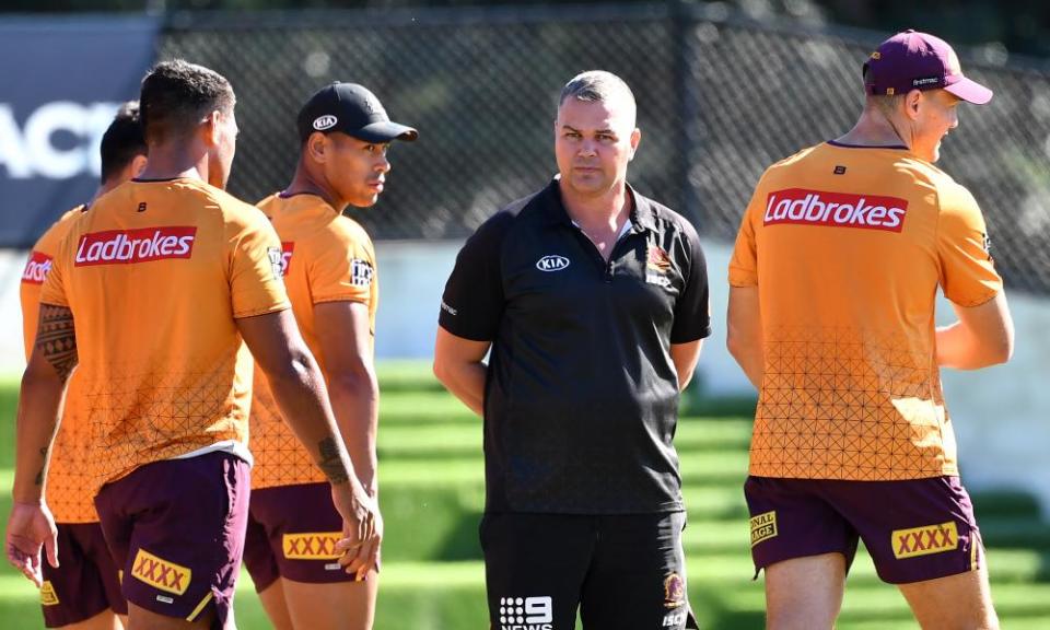 Anthony Seibold had a tempestuous exit from Brisbane Broncos in 2020 but has been brought in as England’s defence coach by Eddie Jones.