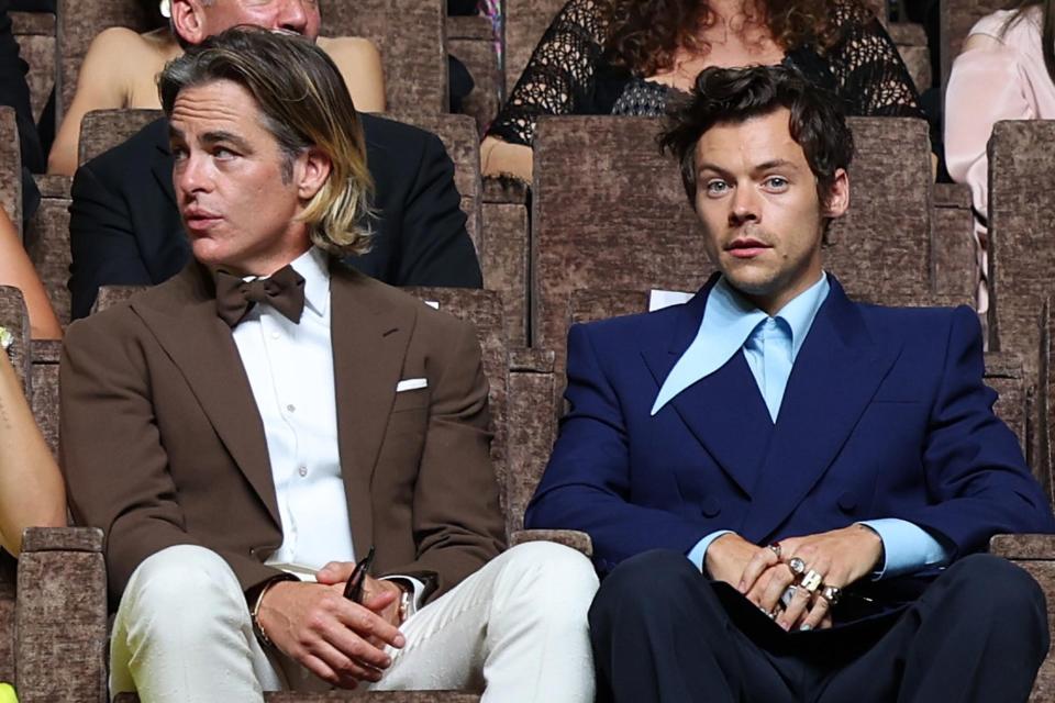 Chris Pine and Harry Styles