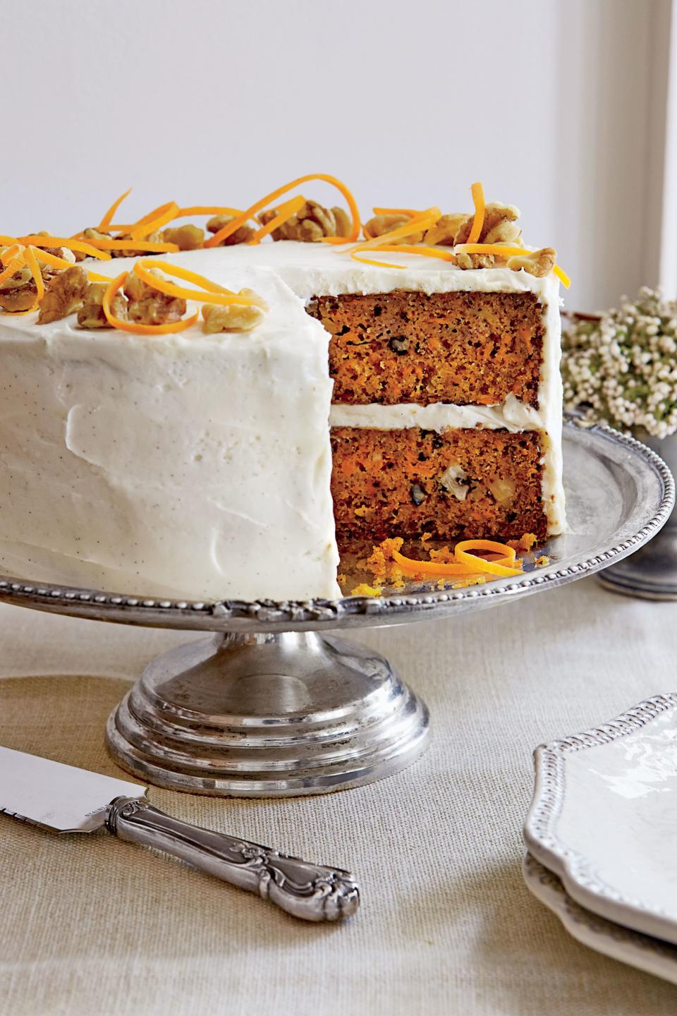 Carrot Cake with Chèvre Frosting