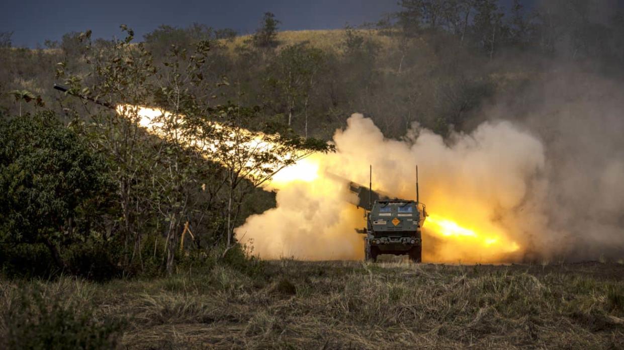 A HIMARS MLRS. Stock photo: Ezra Acayan/Getty Images