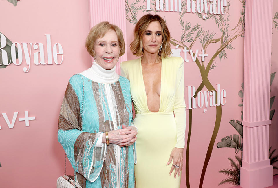 Carol Burnett and Kristen Wiig