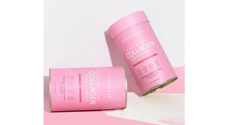 the Collagen Co's Premium Collagen Peptides in Strawberry Watermelon