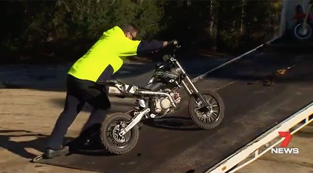 A group of 15 arrived at a remote campsite near Stradbroke in Gippsland. Source: 7 News